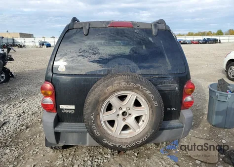 2002 Jeep Liberty Sport из США, поврежденный, VIN 1J4GL48K12W200043